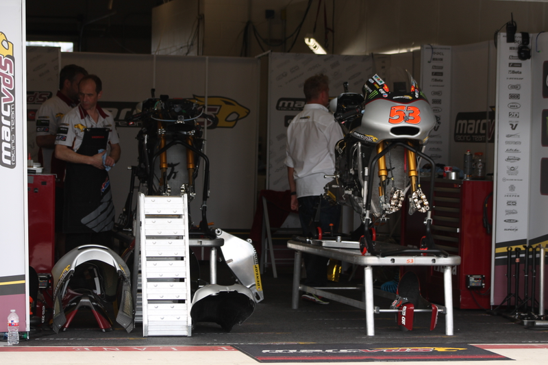 Illustration for article titled MotoGP Bikes In Various States Of Undress